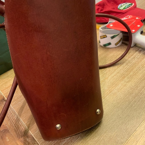 Preloved Dooney & Bourke Brown Leather Alto Collection Bag made in Italy - Picture 13 of 16